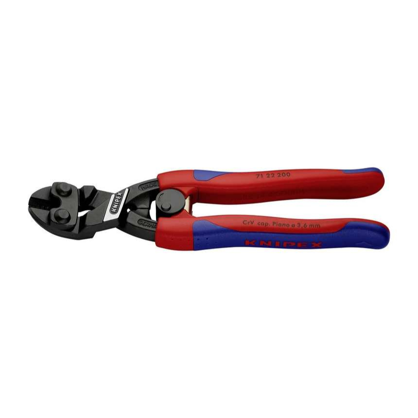 Levně Kleště štípací - na čepy, Knipex CoBolt 200 mm 71 22 200 71 22 200