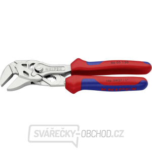 Kleště, klešťový klíč 150 mm, Knipex 86 05 150 - chromováno, vícesložkové rukojeti Kleště, klešťový klíč 150 mm, Knipex 86 05 150 - chromováno, vícesložkové rukojeti gallery main image