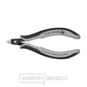 Přesné boční štípací kleště pro elektroniku 120 mm Knipex 79 02 120 ESD - leštěná hlava, vícesložkové návleky Přesné boční štípací kleště pro elektroniku 120 mm Knipex 79 02 120 ESD - leštěná hlava, vícesložkové návleky gallery main image