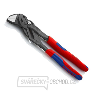 Klešťový klíč 250 mm, Knipex 86 02 250 - leštěná hlava, vícesložkové návleky Klešťový klíč 250 mm, Knipex 86 02 250 - leštěná hlava, vícesložkové návleky gallery main image