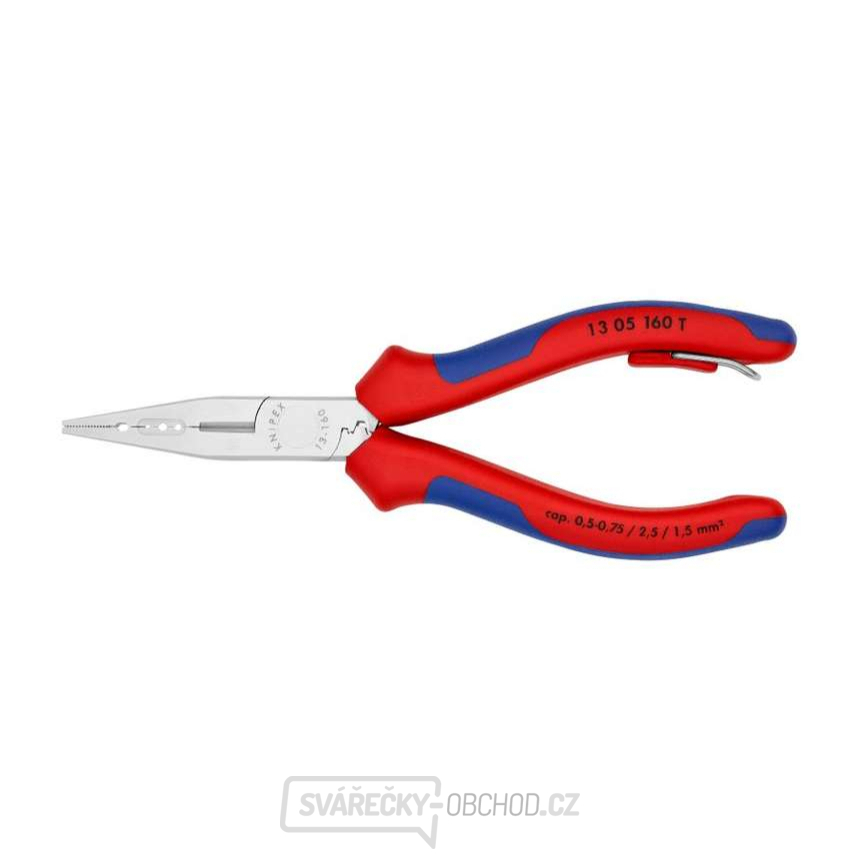 Elektroinstalační kleště 160 mm Knipex 13 05 160 T s připevňovacím okem