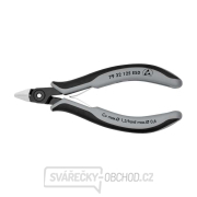 Přesné boční štípací kleště pro elektroniku 125 mm KNIPEX 79 32 125 ESD - leštěná hlava, vícesložkové návleky gallery main image