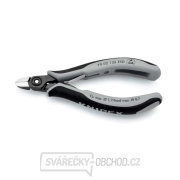 Přesné boční štípací kleště pro elektroniku 125 mm Knipex 79 02 125 ESD - leštěná hlava, vícesložkové návleky Náhled