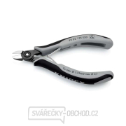 Přesné boční štípací kleště pro elektroniku 125 mm Knipex 79 02 125 ESD - leštěná hlava, vícesložkové návleky Náhled