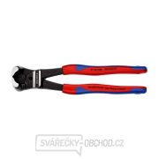 Čelní pákové štípací kleště na čepy 200 mm KNIPEX 61 02 200 - vícesložkové návleky Náhled