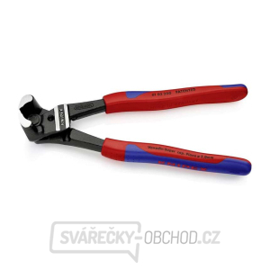 Čelní pákové štípací kleště na čepy 200 mm KNIPEX 61 02 200 - vícesložkové návleky gallery main image