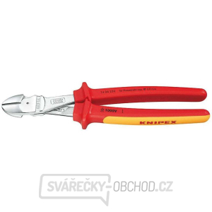 Silové boční štípací kleště 250 mm KNIPEX 74 06 250 - 1000V. Chromováno, vícesložkové návleky VDE Silové boční štípací kleště 250 mm KNIPEX 74 06 250 - 1000V. Chromováno, vícesložkové návleky VDE gallery main image