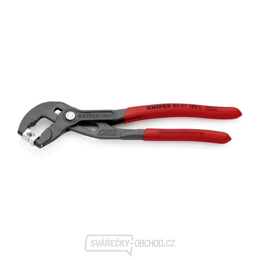 Kleště na hadicové spony 180 mm Knipex 85 51 180 C