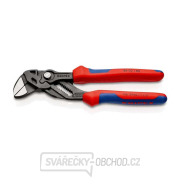 Klešťový klíč 180 mm Knipex 86 02 180 - leštěná hlava, vícesložkové návleky Náhled