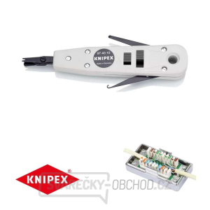 Konektorový narážecí nástroj Knipex 97 40 10 (pro kabely UTP a STP) Konektorový narážecí nástroj Knipex 97 40 10 (pro kabely UTP a STP) gallery main image