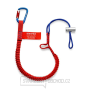 Poutko s upevněnou karabinou Knipex 00 50 12 T BK Poutko s upevněnou karabinou Knipex 00 50 12 T BK gallery main image