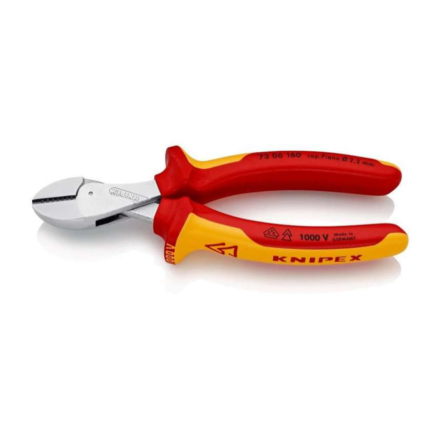 Levně Kompaktní kleště na štípání drátu s velkým převodem KNIPEX X-Cut 73 06 160 73 06 160