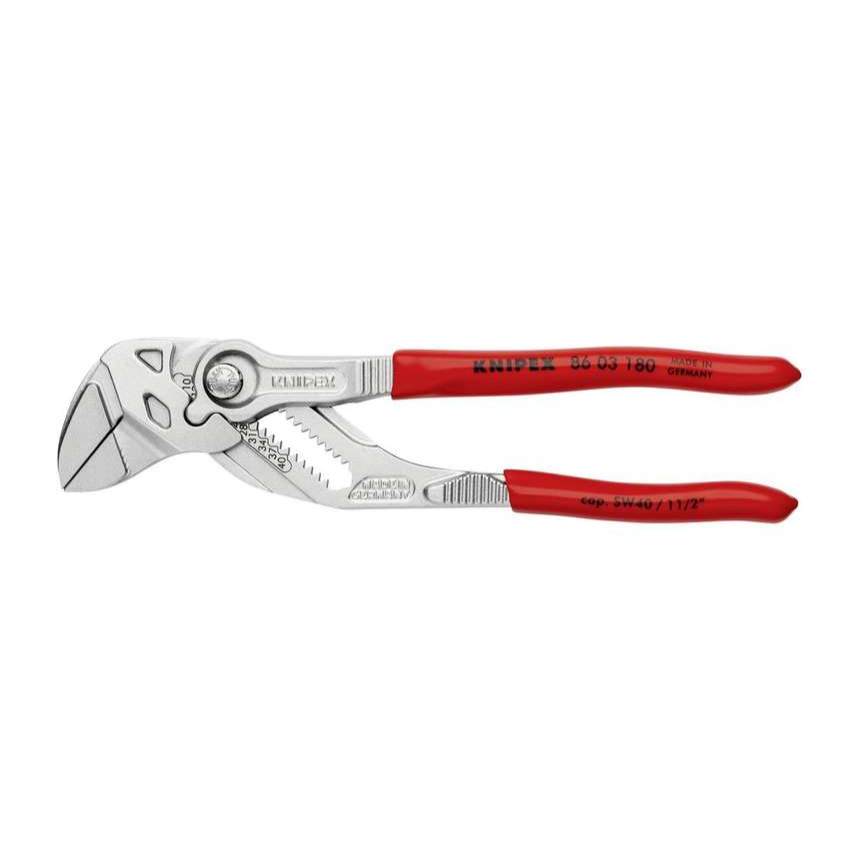 Kleště, klešťový klíč 180 mm, Knipex 86 03 180 - chromováno 86 03 180