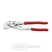 Kleště, klešťový klíč 180 mm, Knipex 86 03 180 - chromováno Náhled