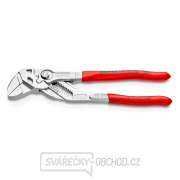 Kleště, klešťový klíč 180 mm, Knipex 86 03 180 - chromováno Náhled