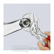 Kleště, klešťový klíč 180 mm, Knipex 86 03 180 - chromováno náhled