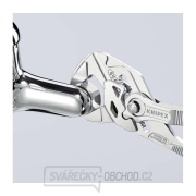 Kleště, klešťový klíč 180 mm, Knipex 86 03 180 - chromováno náhled