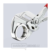Kleště, klešťový klíč 180 mm, Knipex 86 03 180 - chromováno náhled