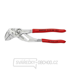 Kleště, klešťový klíč 180 mm, Knipex 86 03 180 - chromováno Kleště, klešťový klíč 180 mm, Knipex 86 03 180 - chromováno gallery main image