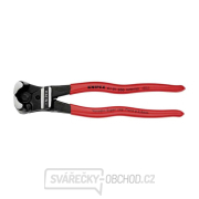 Čelní pákové štípací kleště na čepy 200 mm KNIPEX 61 01 200 - leštěná hlava, plastové návleky Čelní pákové štípací kleště na čepy 200 mm KNIPEX 61 01 200 - leštěná hlava, plastové návleky náhled