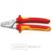 Izolované kabelové nůžky s vícesložkovými návleky KNIPEX 160 mm VDE Izolované kabelové nůžky s vícesložkovými návleky KNIPEX 160 mm VDE gallery main image