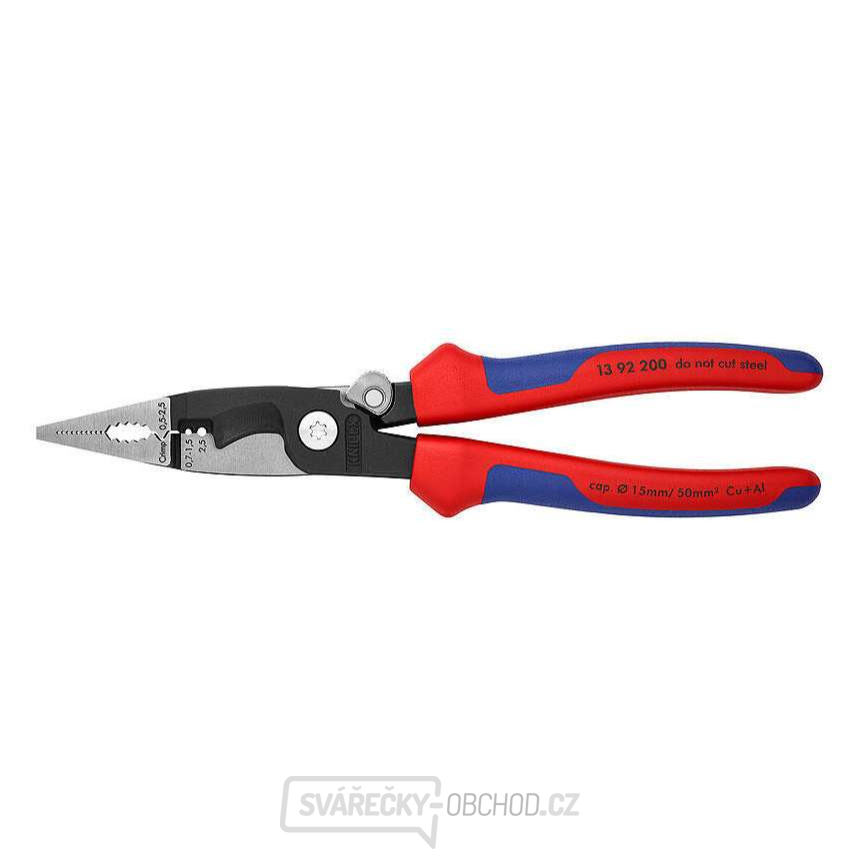 Kleště univerzální elektroinstalační 200 mm Knipex 13 92 200