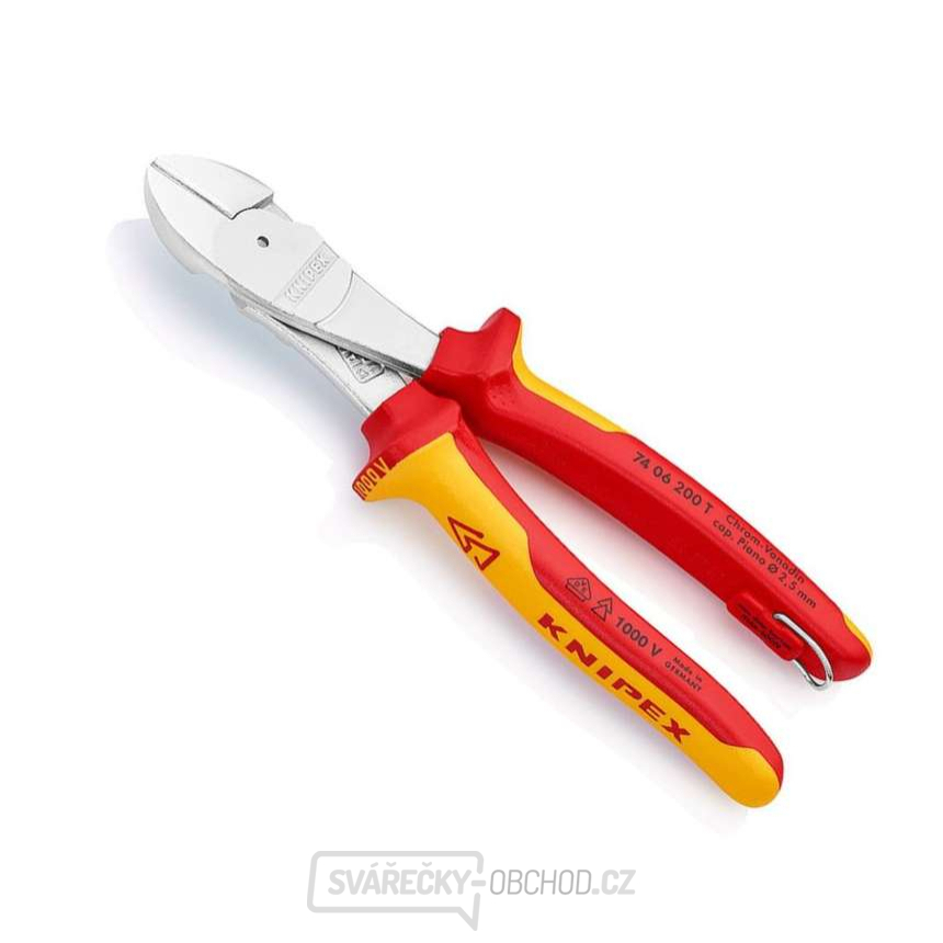 Silové boční štípací kleště Knipex 74 06 200 T - DIN ISO 5749 (200 mm)