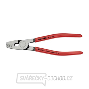 Lisovací kleště na koncové dutinky 180 mm Knipex 97 81 180 S čelním zaváděním Lisovací kleště na koncové dutinky 180 mm Knipex 97 81 180 S čelním zaváděním gallery main image
