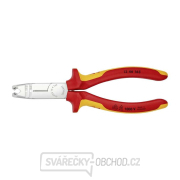 Kleště odizolovací VDE KNIPEX 13 46 165, 165 mm - pochromované kleště, vícesložkové návleky Náhled