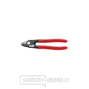 Kabelové nůžky 165 mm KNIPEX 95 41 165 - kalené kleště, odizolování umělými návleky gallery main image