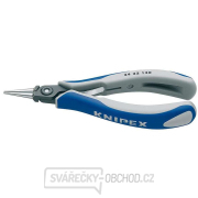 Přesné přidržovací kleště na elektroniku 130 mm Knipex 34 32 130 - leštěná hlava, vícesložkové návleky gallery main image