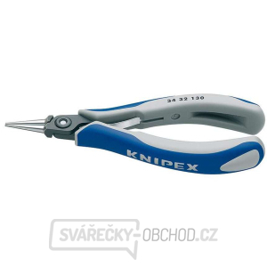 Přesné přidržovací kleště na elektroniku 130 mm Knipex 34 32 130 - leštěná hlava, vícesložkové návleky gallery main image