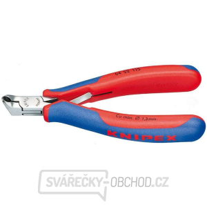 Čelní štípací kleště pro elektroniku 115 mm KNIPEX 64 52 115 - leštěná hlava, vícesložkové návleky gallery main image