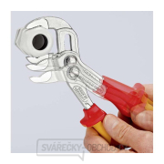 Instalatérské kleště VDE-Cobra 250 mm. KNIPEX 87 26 250 - 1000V. Chromováno, vícesložkové návleky náhled