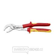 Instalatérské kleště VDE-Cobra 250 mm. KNIPEX 87 26 250 - 1000V. Chromováno, vícesložkové návleky náhled