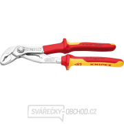 Instalatérské kleště VDE-Cobra 250 mm. KNIPEX 87 26 250 - 1000V. Chromováno, vícesložkové návleky Instalatérské kleště VDE-Cobra 250 mm. KNIPEX 87 26 250 - 1000V. Chromováno, vícesložkové návleky gallery main image