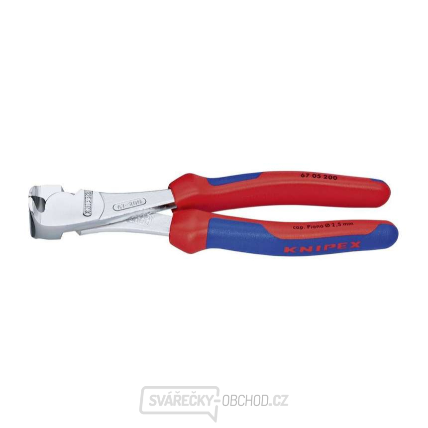 Čelní silové štípací kleště KNIPEX 67 05 200 mm