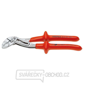 Instalatérské kleště Alligator 250 mm - 1000V. KNIPEX 88 07 250 - chromováno, VDE - izolace ponorem v lázni Instalatérské kleště Alligator 250 mm - 1000V. KNIPEX 88 07 250 - chromováno, VDE - izolace ponorem v lázni gallery main image