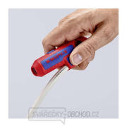 Univerzální odizolovací nástroj KNIPEX ErgoStrip 16 95 01 SB pro praváky náhled