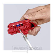 Univerzální odizolovací nástroj KNIPEX ErgoStrip 16 95 01 SB pro praváky náhled