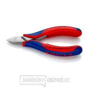 Boční štípací kleště pro elektroniku 115 mm Knipex 77 42 115 - leštěná hlava, vícesložkové návleky gallery main image