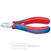Boční štípací kleště pro elektroniku 130 mm KNIPEX 77 02 130 - leštěná hlava, vícesložkové návleky gallery main image