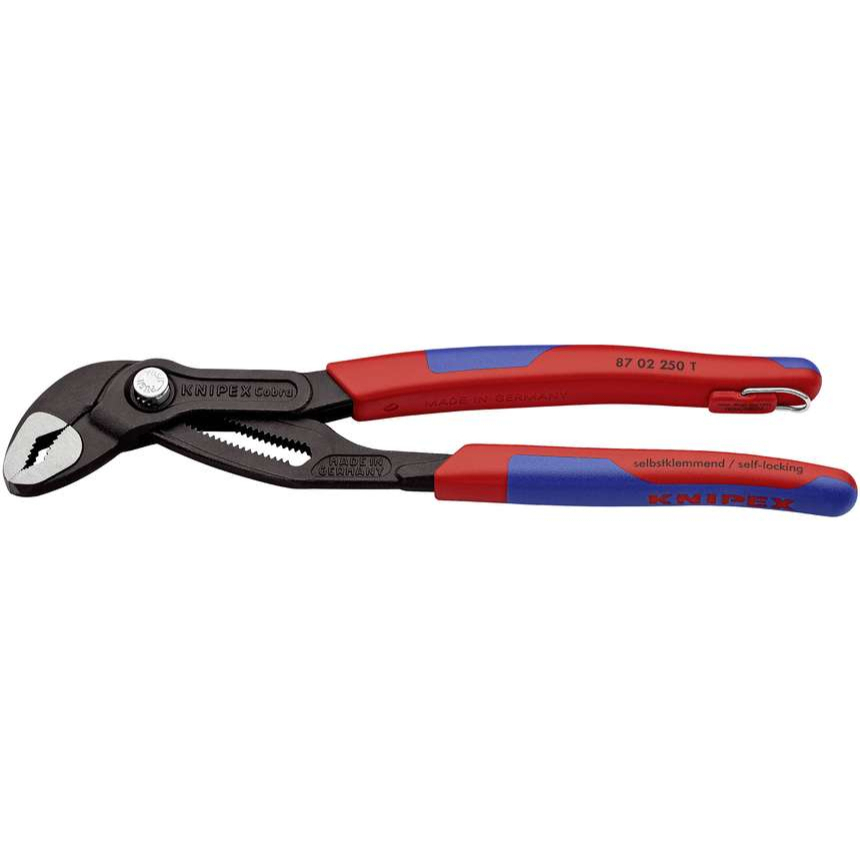 Kleště na trubky Cobra 250 mm. KNIPEX 87 02 250 T dvousl.návleky 87 02 250 T