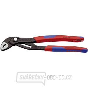 Kleště na trubky Cobra 250 mm. KNIPEX 87 02 250 T dvousl.návleky Kleště na trubky Cobra 250 mm. KNIPEX 87 02 250 T dvousl.návleky gallery main image