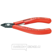 Boční štípací kleště pro elektroniku 125 mm KNIPEX 75 22 125 - leštěná hlava, vícesložkové návleky gallery main image