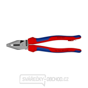 Silové kombinované kleště Power 225 mm Knipex 02 02 225 T BK s upevňovacím očkem Náhled