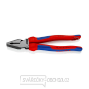 Silové kombinované kleště Power 225 mm Knipex 02 02 225 T BK s upevňovacím očkem Silové kombinované kleště Power 225 mm Knipex 02 02 225 T BK s upevňovacím očkem gallery main image
