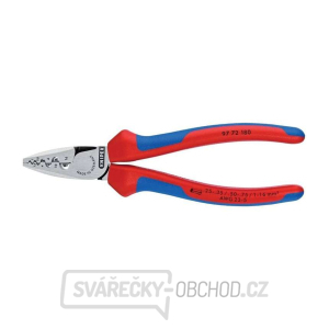 Lisovací kleště 180 mm na koncové dutinky Knipex 97 72 180 gallery main image