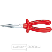 Půlkulaté kleště s břity (zobákovité) 200 mm - 1000V.  KNIPEX 26 17 200 - chromováno, izolováno ponorem VDE Půlkulaté kleště s břity (zobákovité) 200 mm - 1000V.  KNIPEX 26 17 200 - chromováno, izolováno ponorem VDE gallery main image