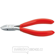 Boční štípací kleště pro elektroniku 115 mm KNIPEX 77 11 115 - leštěná hlava, plastové návleky gallery main image